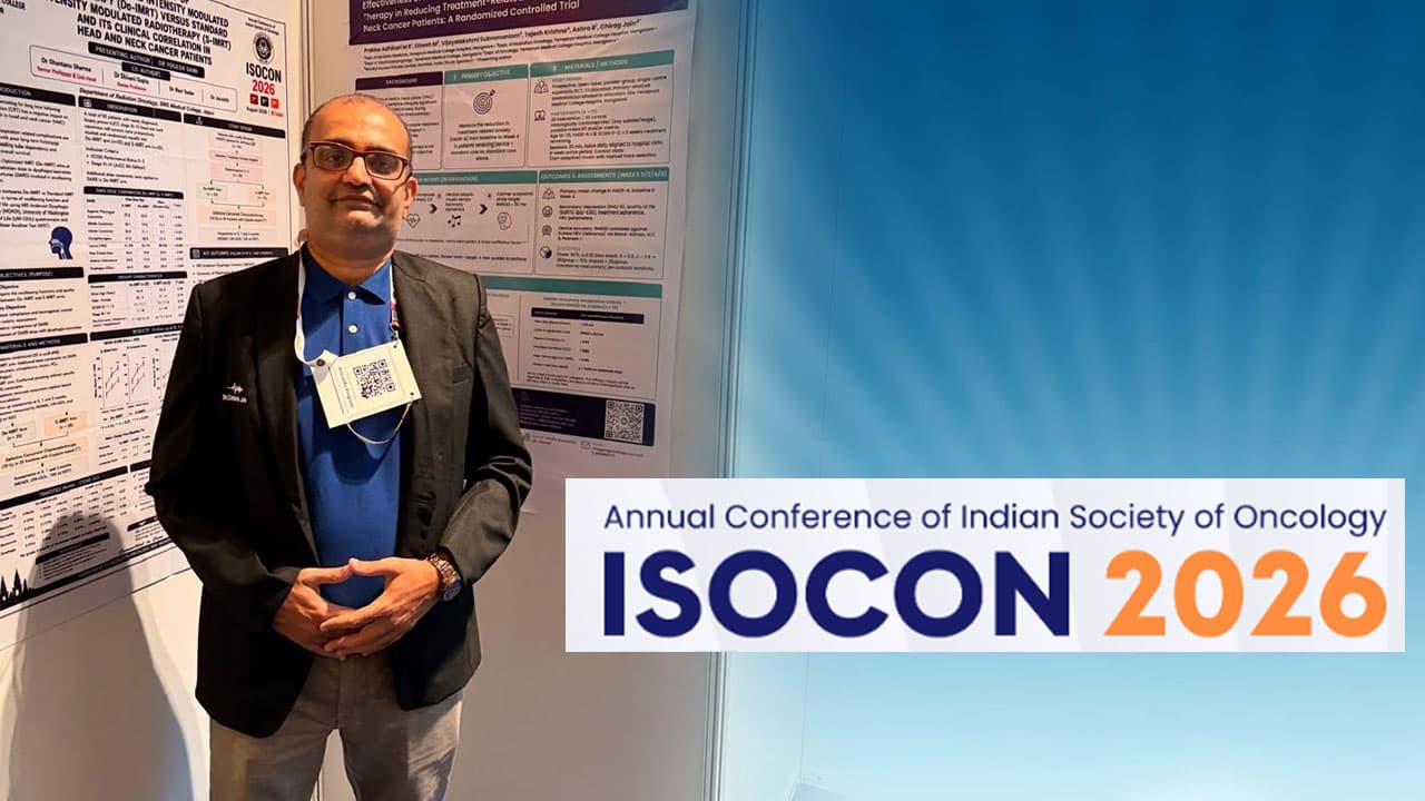 Dr. Chirag Jain Presents HRV-Guided Cancer Anxiety Research at ISOCON 2026